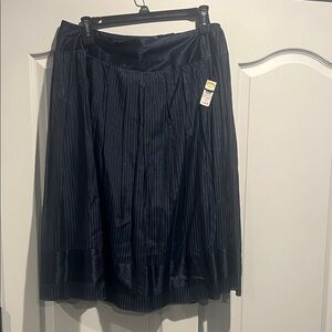 Talbots Navy A-Line Skirt